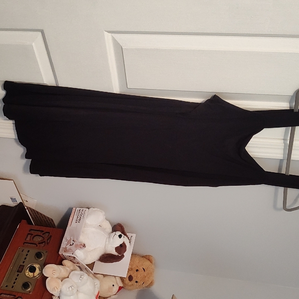 SO Black Halter Slip Dress Cocktail